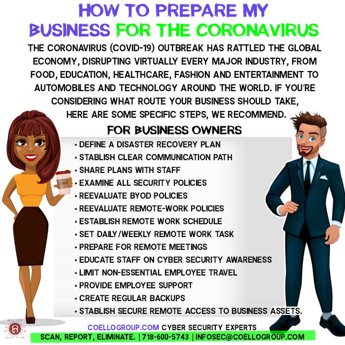 How to prepare your business during Coronavirus