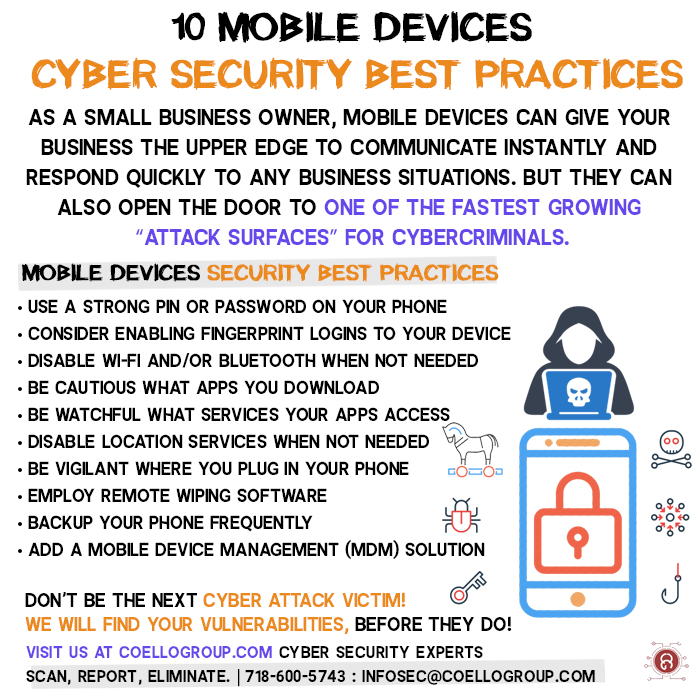 10 Mobile Devices Cyber Security Best Practices